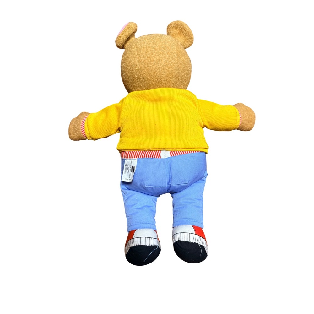 Vintage 1996 Playskool Arthur Read Plush Doll PBS Kids Yellow Sweater 12 Inch - Picture 2 of 4